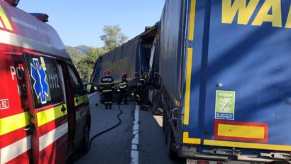 Accident rutier pe DN6, în Orșova