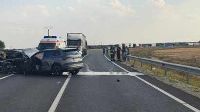 Accident rutier pe centura VTM, lângă Giroc