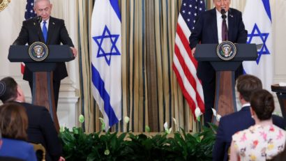Alături de Netanyahu, Trump și-a prezentat planul pentru pacea în Fâșia Gaza