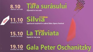 Opera Timișoara: La Traviata, Silvia, Țara Surâsului și musicaluri de excepție
