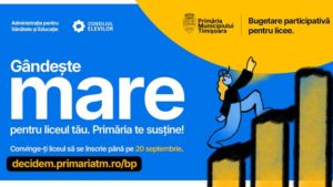 Primăria Timişoara caută membri pentru Comisia de Buget Participativ dedicată liceenilor