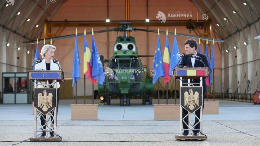 Ursula von der Leyen: „România ajută la menținerea Europei sigure pe cale aeriană și maritimă la Marea Neagră” Ursula von der Leyen: „România ajută la menținerea Europei sigure pe cale aeriană și maritimă la Marea Neagră”