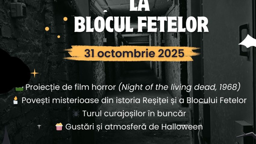 Halloween la Blocul Fetelor din Reșița – 31 octombrie 2025