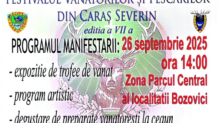 Festivalul Vânătorilor și Pescarilor din Caraș-Severin, la Bozovici Festivalul Vânătorilor și Pescarilor din Caraș-Severin, la Bozovici