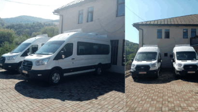 Două microbuze școlare noi pentru elevii din Cornereva, în sprijinul transportului sigur și eficient