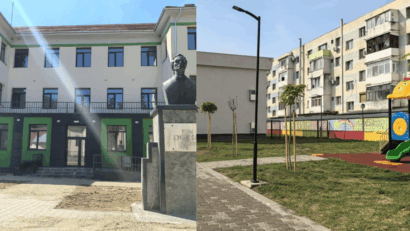 Educația din Moldova Nouă, sprijinită prin investiții majore: grădiniță modernizată și școală aproape finalizată