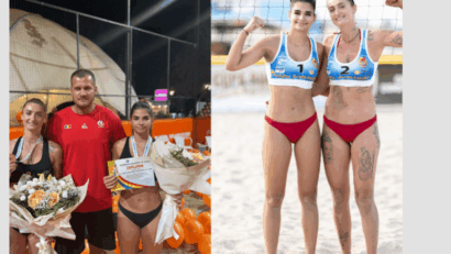 Două medalii de bronz pentru CS Oțelu Roșu la volei pe plajă