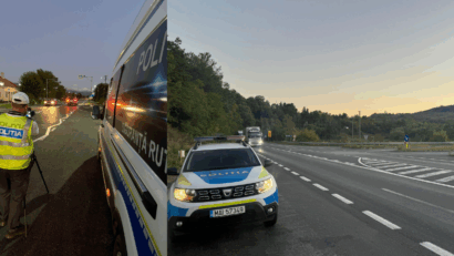 Acțiune de amploare pe DN 6: peste 100 de sancțiuni aplicate de polițiștii din Caraș-Severin