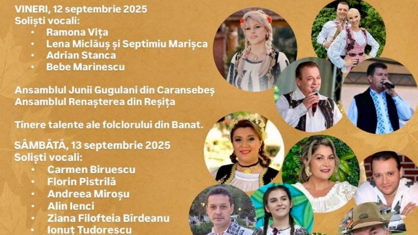 Zilele Centrului de Cultură și Artă Caraș-Severin 2025: trei zile de sărbătoare la Reșița