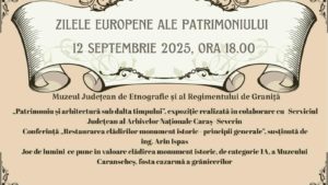 Caransebeșul se alătură Zilelor Europene ale Patrimoniului 2025 – ediția a XXXIII-a