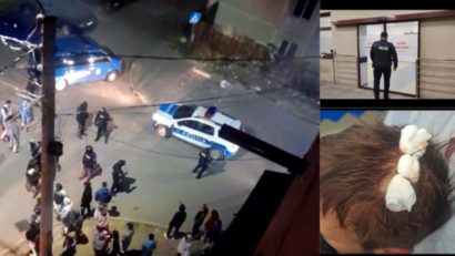 Incident grav la Bocșa: un polițist rănit și o autospecială avariată într-o intervenție pentru restabilirea ordinii publice