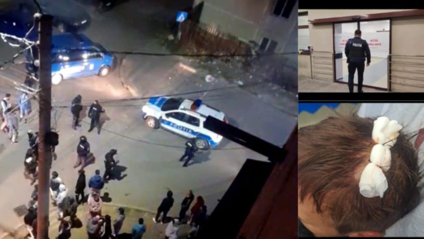 Incident grav la Bocșa: un polițist rănit și o autospecială avariată într-o intervenție pentru restabilirea ordinii publice