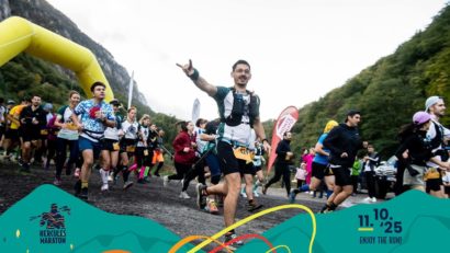 Hercules Maraton, sport sub semnul prieteniei! Record de concurenți pe Valea Cernei