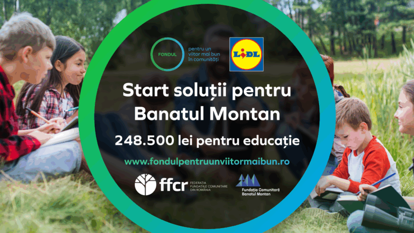 248.500 de lei pentru proiecte educaționale în Caraș-Severin, prin programul „Fondul pentru un viitor mai bun în comunități” 248.500 de lei pentru proiecte educaționale în Caraș-Severin, prin programul „Fondul pentru un viitor mai bun în comunități”