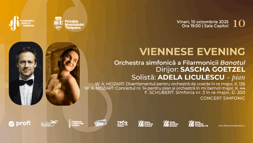 Seară vieneză la Filarmonica Banatul Timișoara!