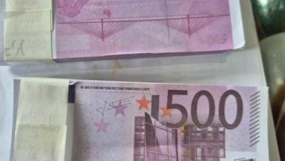 Circa 4,8 milioane de bancnote contrafăcute, descoperite de Poliția Română și Autoritatea Vamală Română