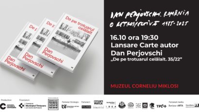 Lansare de carte Dan Perjovschi la Muzeul „Corneliu Miklosi” din Timișoara: „De pe trotuarul celălalt. 35/22”