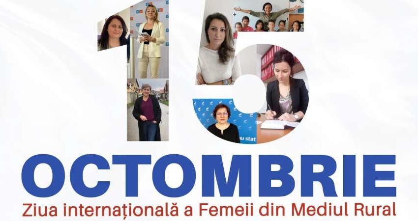Ziua Internațională a Femeilor din Mediul Rural – 15 octombrie 2025: „Femeile rurale, motorul schimbării în bine!” Ziua Internațională a Femeilor din Mediul Rural – 15 octombrie 2025: „Femeile rurale, motorul schimbării în bine!”