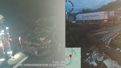 Pompierii cărășeni, 24 de ore de intervenții: accidente, pietre pe carosabil și muniție descoperită la Topleț