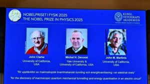Nobel 2025: John Clarke, Michel H. Devoret şi John M. Martinis au câştigat Premiul Nobel pentru Fizică