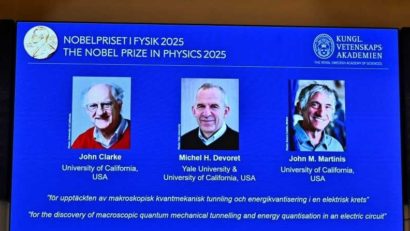 Nobel 2025: John Clarke, Michel H. Devoret şi John M. Martinis au câştigat Premiul Nobel pentru Fizică