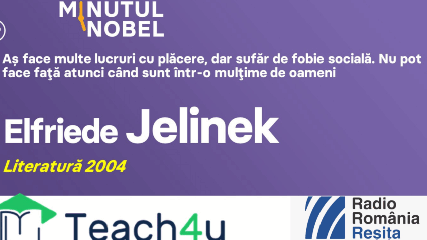 Minutul Nobel – Elfriede Jelinek Minutul Nobel – Elfriede Jelinek