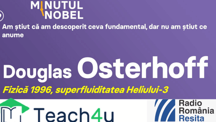 Minutul Nobel – Douglas Osterhoff Minutul Nobel – Douglas Osterhoff