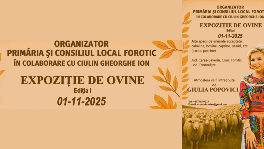 Prima ediție a Expoziției de ovine și alte animale, la Comorăște – o sărbătoare a tradițiilor bănățene Prima ediție a Expoziției de ovine și alte animale, la Comorăște – o sărbătoare a tradițiilor bănățene