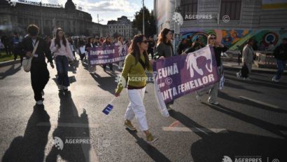 Mii de participanți la marșul ‘Împreună pentru siguranța femeilor’ organizat în Capitală 