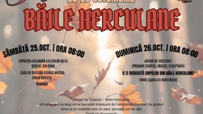 Roadele toamnei, sărbătorite la Băile Herculane