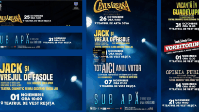 Teatrul de Vest ne invită la spectacole pentru toate vârstele!