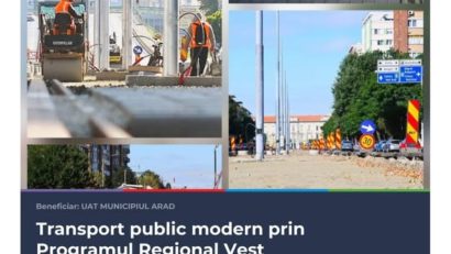 Primăria Arad investește în modernizarea liniilor de tramvai din cartierul Micălaca