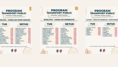 Transport public modern în comuna Turnu Ruieni: curse regulate spre și dinspre Caransebeș