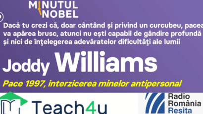 Minutul Nobel – Joddy Williams