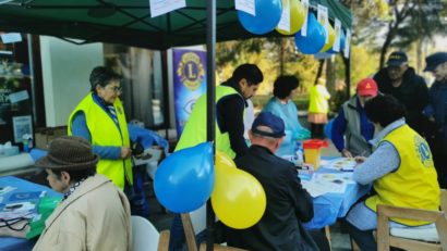 Ziua Mondială a Diabetului marcată cu succes şi la Reşiţa. Acțiune de prevenire organizată de Clubul de Doamne Lions Onyx Reșița