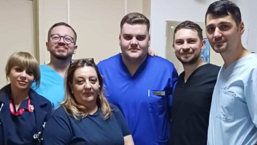 Premieră medicală la Spitalul Judeţean de Urgenţă Reșița: prima gastrostomă endoscopică realizată în compartimentul de Gastroenterologie-Interne 1