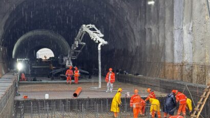 Lucrările la secțiunea verde A1 Margina–Holdea continuă în ritm alert, în ciuda vremii nefavorabile
