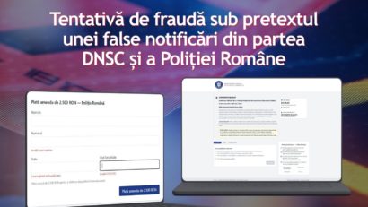 Alertă de fraudă cu amenzi online