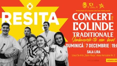 Concert de colinde tradiționale la Reșița – Turneul național care aduce bucuria iernii în inimile românilor