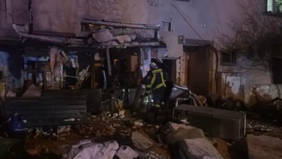 Explozie într-un apartament din Buftea