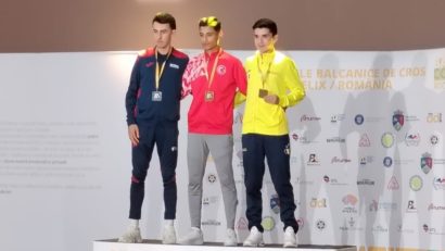 Atletism: caransebeşeanul Lucian Ştefan, dublu medaliat la Campionatele Balcanice!