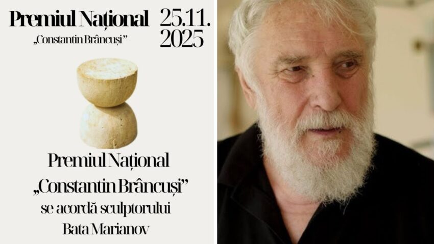 Bata Marianov, laureatul Premiului Național „Constantin Brâncuși“ 2025 – recunoaștere majoră pentru sculptorul bănățean