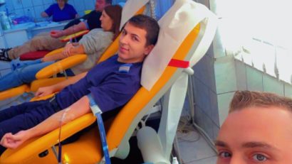 Campanie de donare de sânge la Reșița. Jandarmii din Caraș-Severin arată solidaritate și responsabilitate socială