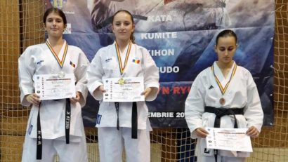 Palatul Copiilor Reşiţa, de zece ori pe podium la Concursul Naţional Şcolar Karate Do!
