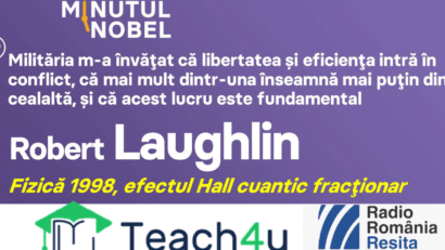 Minutul Nobel – Robert Laughlin