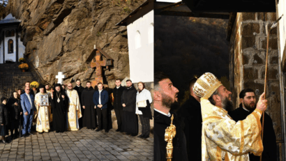 „Piatra Scrisă” – Târnosirea bisericii din stâncă de la Mănăstirea Armeniș