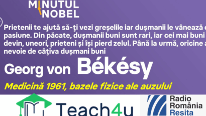 Minutul Nobel – Georg von Bekesy