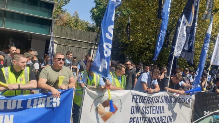 Sindicatele anunţă proteste în penitenciarele din toată ţara