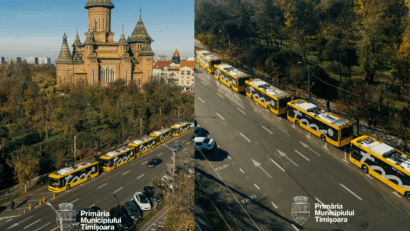Timișoara deschide un nou capitol al mobilității sustenabile: primele troleibuze cu emisii zero circulă pe linia 16