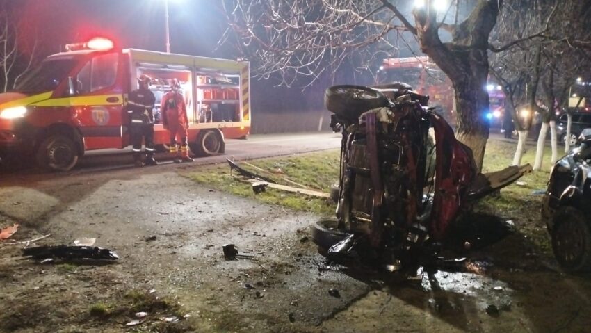 Accident rutier grav la Călugăreni